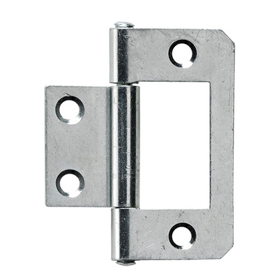 Louvre door hinge, 38 x 20 x 1 mm, steel, galvanised
