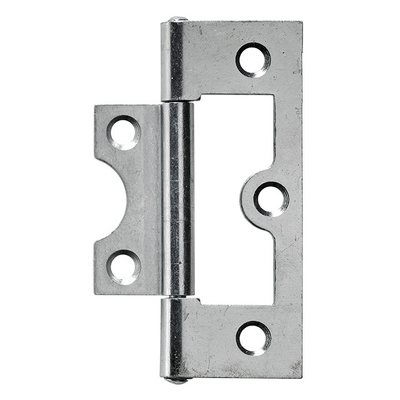 Louvre door hinge, 63 x 25 x 1,5 mm, steel, galvanised