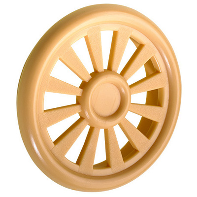 Ventilation grid, round, Ø 40 mm, plastic, beige