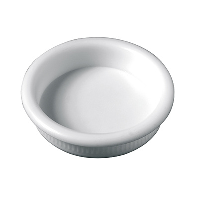 Recessed handles for sliding doors, Plastic white, Ø 35 / 40 x 8,5 mm