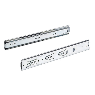 Coulisse à bille à sortie totale KA 4532 Silent System avec amortisseur, Longueur nominale 350 mm, 35 kg, Acier, zingué