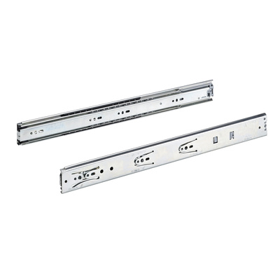 Coulisse à bille à sortie totale KA 4532 Silent System avec amortisseur, Longueur nominale 450 mm, 35 kg, Acier, zingué