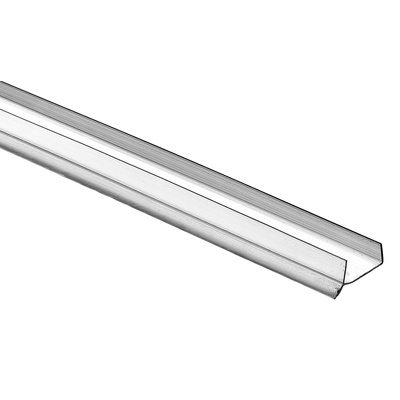 Abdichtprofil f. 19mm Sockel, 2000 x 19 mm, Kunststoff, transparent