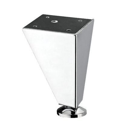 Furniture legs "Gaja", 100 mm, steel, stainless steel look