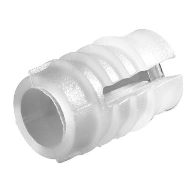 Spreizmuffe, Ø 5 x 9 mm, Kunststoff, weiß