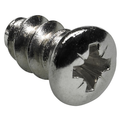 Euro-Schraube, Ø 6,3 x 11 mm, Stahl, vernickelt