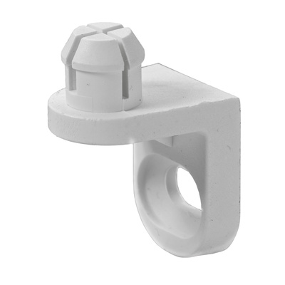 Rear panel holder, plastic, white