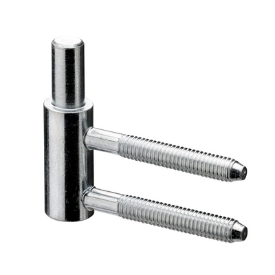 Partie inférieure de paumelle, 63,5 x Ø 15 mm, Acier, zingué