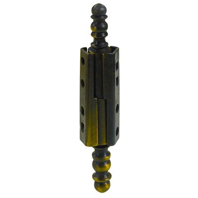Möbelband, 40 x Ø 9 mm, Stahl, brüniert