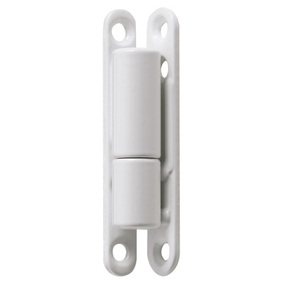 Paumelle de renobation, 83,5 x Ø 15 mm, Acier, époxy, blanc