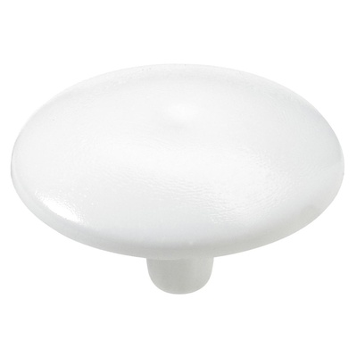 Cache pour vis d’assemblage Direkta, Ø 15 mm, Plastique, blanc