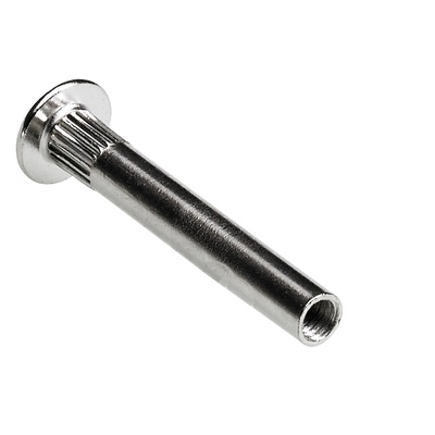Hülse für Verbindungsschraube, M4 36-46 mm, Stahl, vernickelt