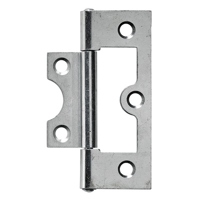 Louvre door hinge, 63 x 25 x 1,5 mm, steel, galvanised