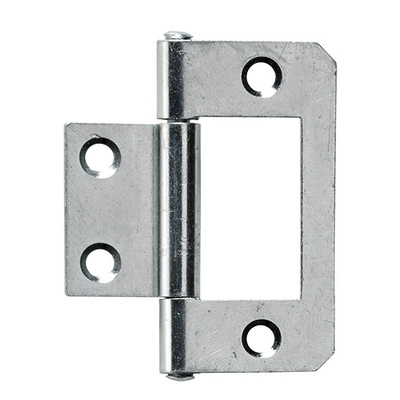 Louvre door hinge, 38 x 20 x 1 mm, steel, galvanised