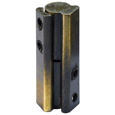 Paumelle, 40 x Ø 10 mm, Acier, bruni