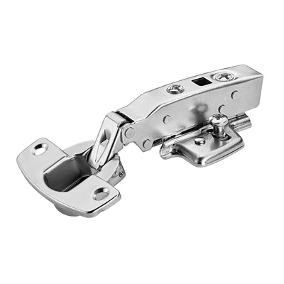 Screw on Sensys concealed hinge with integrated Silent System for overlay doors