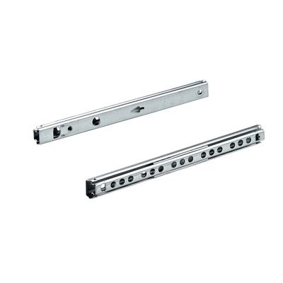 Coulisse à sortie partielle à billes de précision KA 1730/300 pour tiroirs avec gorge de 17 mm, 195 - 305 mm, 10 kg, Acier, zingué