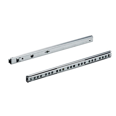 Kugelpräzisionsteilauszug KA 1730/410 für Schubkästen mit 17 mm Nut, 250 - 410 mm, 10 kg, Stahl, verzinkt