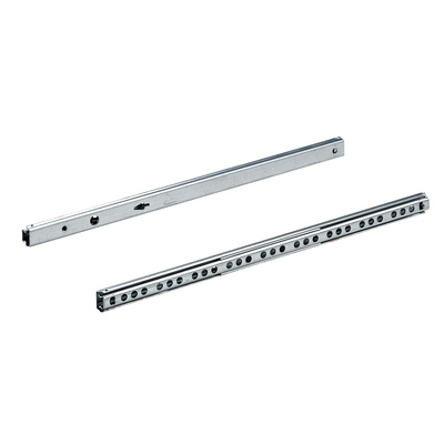 Kugelpräzisionsteilauszug KA 1730/520 für Schubkästen mit 17 mm Nut, 310 - 520 mm, 10 kg, Stahl, verzinkt