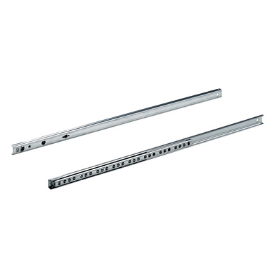 Kugelpräzisionsteilauszug KA 1730/450 für Schubkästen mit 17 mm Nut, - 450 mm, 10 kg, Stahl, verzinkt