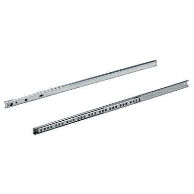 Kugelpräzisionsteilauszug KA 1730/480 für Schubkästen mit 17 mm Nut, - 480 mm, 10 kg, Stahl, verzinkt