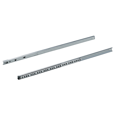 Kugelpräzisionsteilauszug KA 1730/500 für Schubkästen mit 17 mm Nut, - 500 mm, 10 kg, Stahl, verzinkt