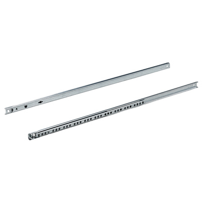 Kugelpräzisionsteilauszug KA 1730/550 für Schubkästen mit 17 mm Nut, - 550 mm, 10 kg, Stahl, verzinkt