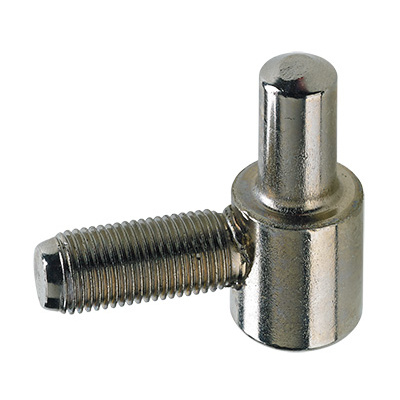 Partie inférieure de paumelle ÖNORM, 19,5 x Ø 16 mm, Acier, nickelée