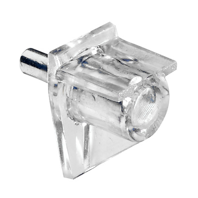 Taquets d’étagère Safety, Acier, Plastique, transparent