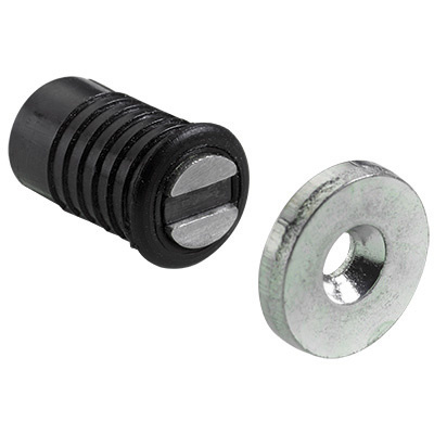 Magnetic catch 1 kg, catch to drill-in, 14 mm x Ø 8 mm