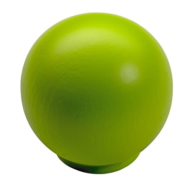 Bouton de meuble, Ø 35 x 36 mm, Bois, Hêtre, laqué, vert