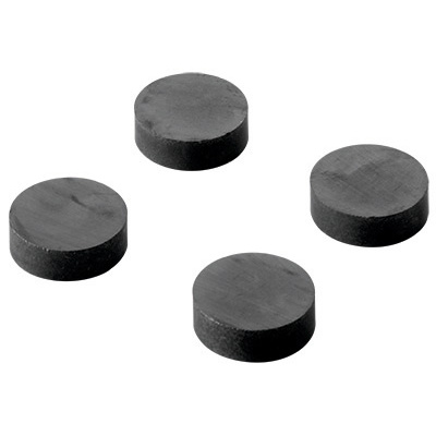 Aimant punaise rond, Ø 18 x 5 mm, métal, noir