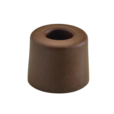 Butoir à visser, Ø 30 x 25 mm, Plastique, brun