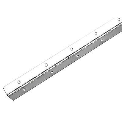 Charnière à piano, 600 x 32 x 0,6 mm, Inox, mat