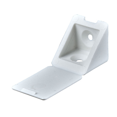 Universal-Eckverbinder, 22 x 24 x 22 mm, Kunststoff, weiß