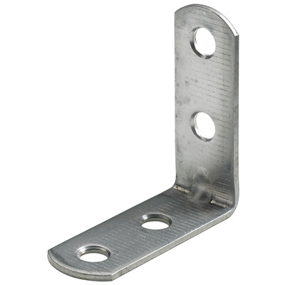 Équerre de chaise, 15 x 30 x 30 x 1,5 mm, Inox, mat