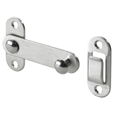Verrou à patte, 50 x 75 mm, Inox