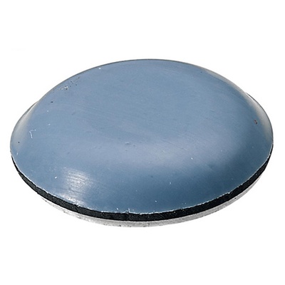 Self adhesive multi purpose glides, Ø 25 x 5 mm, polytetrafluoroethylene, blue, grey