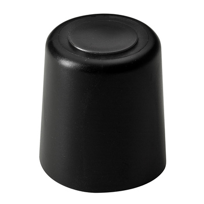 Butoir à visser, Ø 27 x 30 mm, Plastique, noir