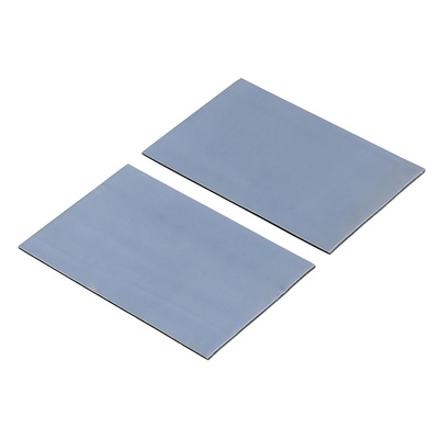 Découpe des multi-patins autocollants, 60 x 90 x 1 mm, bleu, gris
