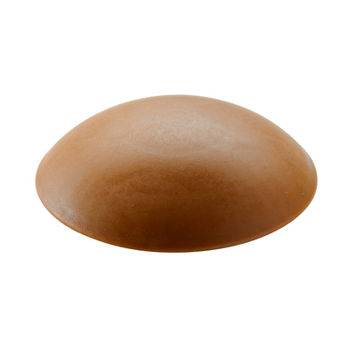 Tampons muraux à visser ou à coller, Ø 40 x 10 mm, Plastique, beige