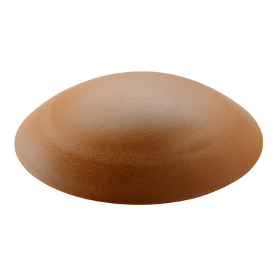 Tampons muraux à visser ou à coller, Ø 60 x 13 mm, Plastique, beige