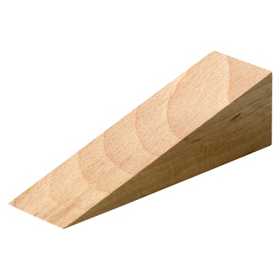 Wooden wedges, 24 x 29 x 90 mm, wood, beech, colourless