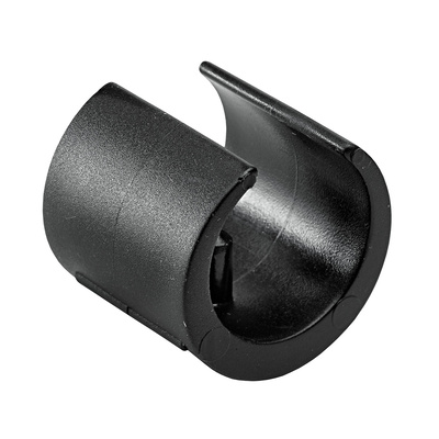 Patins pour tubes ronds, Ø 22 - 26 mm, Plastique, noir
