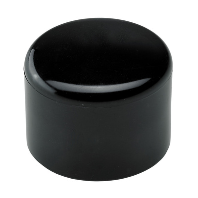 Capuchons pour pieds pour tubes ronds, Ø 30 mm, Plastique, noir
