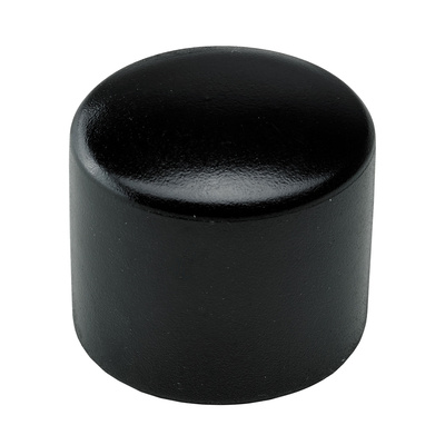 Capuchons pour pieds pour tubes ronds, Ø 25 mm, Plastique, noir