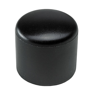 Capuchons pour pieds pour tubes ronds, Ø 20 mm, Plastique, noir