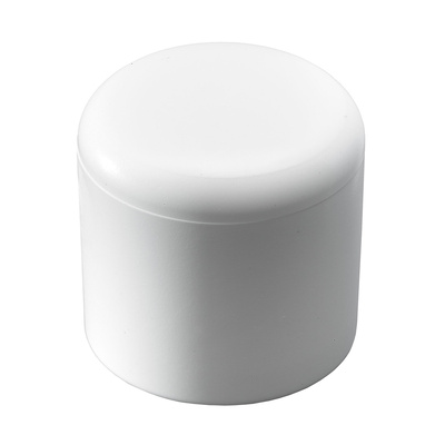 Capuchons pour pieds pour tubes ronds, Ø 22 mm, Plastique, blanc