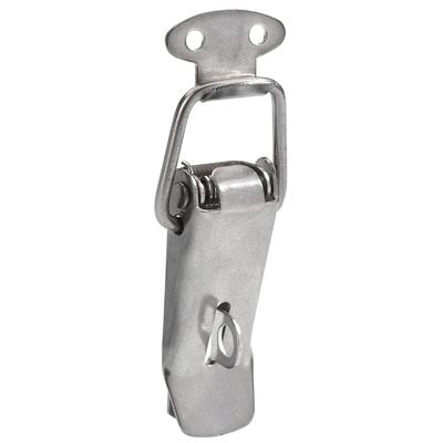 Fermeture de caisse, Peutêtre fermé à clé, 58 x 17 mm, Inox