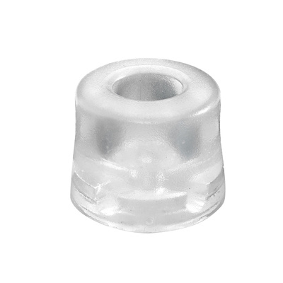 Butoir à visser, Ø 30 x 25 mm, Plastique, transparent